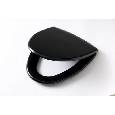 Сидение для унитаза "Уют / Соло / Ресса" ЧЁРНОЕ г.Киров (81)