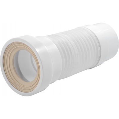 T712-21-MR Удлинитель гибкий для унитаза с фановым выпуском Aquant 110мм, 290-330 мм