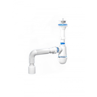 C0510 Сифон Ани 1 1/2"*40 с гофрой 40/50