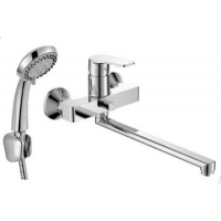 DR23043 Смеситель одноручный универсальный с поворотным изливом 300мм, хром