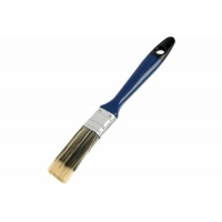 Кисть плоская ТУНДРА, искусственная щетина, пластиковая рукоятка, 1", 25 мм 1818248