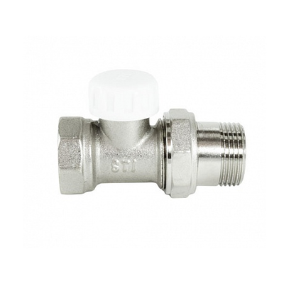 Клапан STI запорный, настр. для радиатора, прямой 3/4 Клапан STI запорный, настр. для радиатора, прямой 3/4