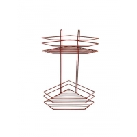 Полка угловая 2 яруса, трапеция, высокая 4895-2 СТК (красная) РОССИЯ Полка угловая 2 яруса, трапеция, высокая 4895-2 СТК (красная) РОССИЯ