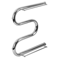 Полотенцесушитель АКВАДРАЙВ нерж. М 60*50 ф1" с полочками