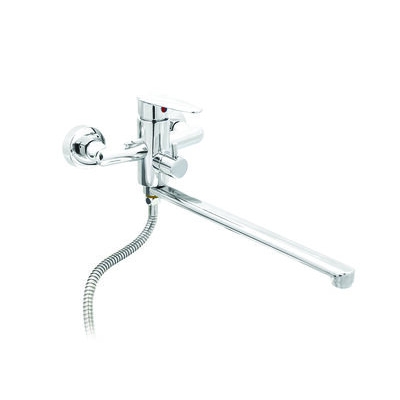 Смеситель Ванна SANTREK AQUA TESSA шар. d-35, картридж. перекл., плоский нос (SANTREK AQUA TE910)