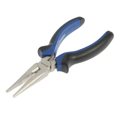 Длинногубцы ТУНДРА, CrV, никелированные, двухкомпонентные рукоятки, 160 мм 881653 Длинногубцы ТУНДРА, CrV, никелированные, двухкомпонентные рукоятки, 160 мм 881653