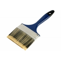 Кисть плоская ТУНДРА, искусственная щетина, пластиковая рукоятка, 4", 100 мм 1818253