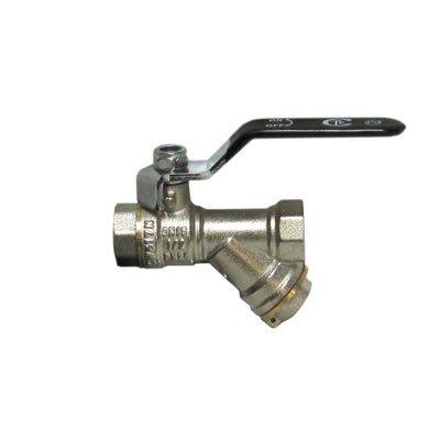 Кран вода СТК (рег.№468190) 1/2" с фильтром руч. PN 20