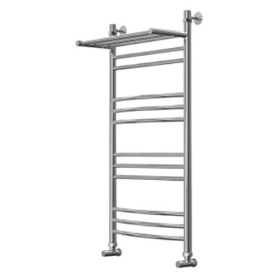 Полотенцесушитель Комби Универсал с полкой 40-80 ф1", 9 перекладин (К-муфта 1*3/4 г/г) 07430