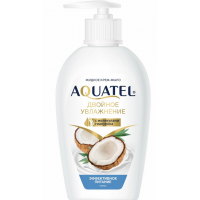 Мыло жидкое AQUATEL кокосовое молочко 280мл. Мыло жидкое AQUATEL кокосовое молочко 280мл.
