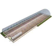 Теплица из поликарбоната Земледелец 5х20м