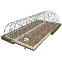 Каркас теплицы Земледелец 5х10м