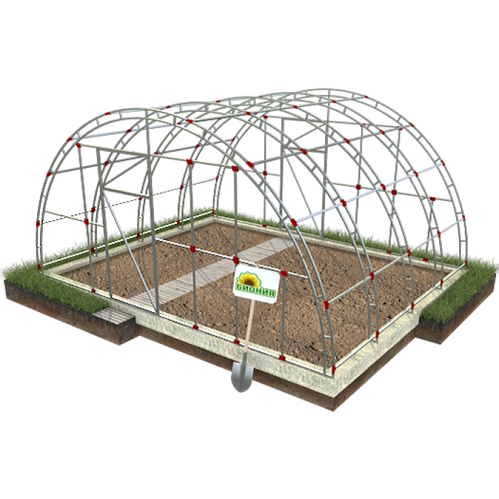 Каркас теплицы 4 м. Каркас теплицы. Каркасный парник круглый маленький. Каркас для продукта. Каркас теплицы баннер.