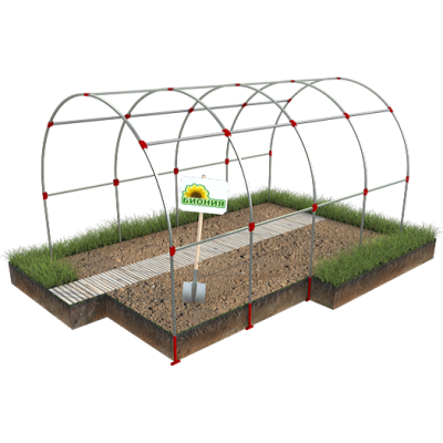 Парник Школка 2,5мх4м