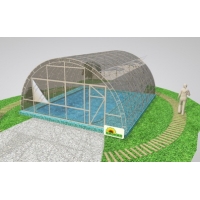 Удлиняющие звено 6х2м для теплицы из поликарбоната Земледелец 6м