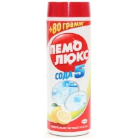 Чистящее средство ПЕМОЛЮКС сода 5 лимон пластик 480 гр./(36)