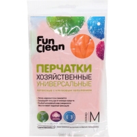Перчатки "FUN CLEAN" М универсальные латексные с хлопковым напылением 1 пара.(60) Перчатки "FUN CLEAN" М универсальные латексные с хлопковым напылением 1 пара.(60)
