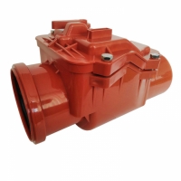 110 Обратный клапан Политэк наруж. 110 Обратный клапан Политэк наруж.