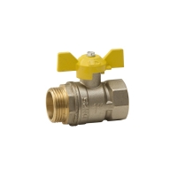 Кран газ шаровой 3/4'' вн/нар бабочка LD PRIDE Кран газ шаровой 3/4'' вн/нар бабочка LD PRIDE