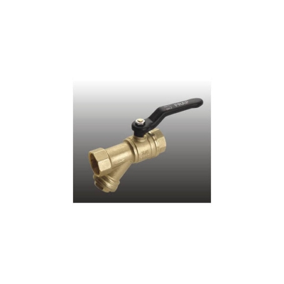 Кран с фильтром шаровой 3/4'' вн/вн рукоятка FRAP