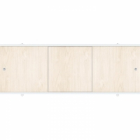 Экран для ванны ПРЕМИУМ А (алюм. профиль) 1,7 орех светлый