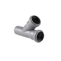 40 тройник на 40 угол 45 ПП ПОЛИТЭК 40 тройник на 40 угол 45 ПП ПОЛИТЭК