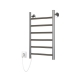 Полотенцесушитель электрический ЛЦ 60х40 6 перекл ПРЯМОЙ левый (кнопочный выкл, 222 Вт) ZOX