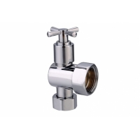 Вентиль запорный угловой для П/С 1"х3/4" вн/вн крест 8471SCH1005