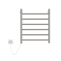 Полотенцесушитель электрический ЛЦ 60х50 6 перекл ПРЯМОЙ левый (кнопочный выкл, 255 Вт) ZOX