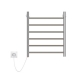 Полотенцесушитель электрический ЛЦ 60х50 6 перекл ПРЯМОЙ левый (кнопочный выкл, 255 Вт) ZOX