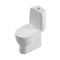 Унитаз-компакт "Best" SL DM (а/вспл, гор,ниж, 2кн.Geberit, дюро м/лифт,clip up) (Sanita Luxe)