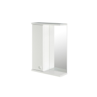 Шкаф навесной "НОРД-55" левый без подсветки (ПВХ) Шкаф навесной "НОРД-55" левый без подсветки (ПВХ)