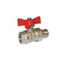 Кран шаровой со сгоном 1/2'' бабочка 11б27п1 Стандарт 232 ГАЛЛОП никель Кран шаровой со сгоном 1/2'' бабочка 11б27п1 Стандарт 232 ГАЛЛОП никель