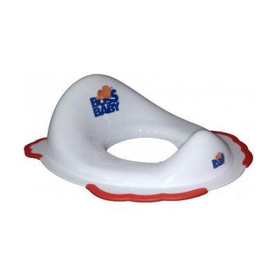 Накладка детская к сиденью жесткая BossBaby белая