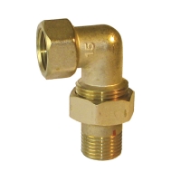 Переходник со сгоном 1'' угловой ЛАТ LEXLINE 25 (Украина)