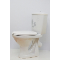 Унитаз-компакт "Радуга" ДЕКОР одуванчик (тарельчат,кос,нижн,сид,арм,гофра К828) (Ст.Оскол) Унитаз-компакт "Радуга" ДЕКОР одуванчик (тарельчат,кос,нижн,сид,арм,гофра К828) (Ст.Оскол)