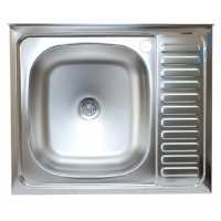 Мойка 50х60 (0,4) лев вып 1 1/2 Эконом (глуб. 13см)