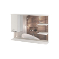 Шкаф навесной "ЭТЬЕН-100" левый с подсветкой (ПВХ)