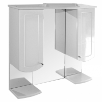 Шкаф навесной "НЕПТУН-75" с подсветкой (ПВХ)