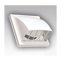 Стенной выход 150х150 с обр. клапаном с фланцем D100 1515K10ФВ АВС Стенной выход 150х150 с обр. клапаном с фланцем D100 1515K10ФВ АВС