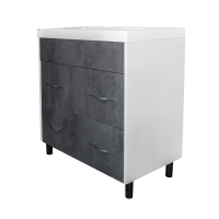 Тумба д/ванной "Сура-80" под ум.Classic-80 (Andrea) (ПВХ)