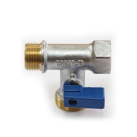 Кран 3-прох шаровой 1/2'' - 3/4'' - 1/2'' вн/нар/нар для ст маш