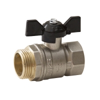 Кран шаровой 1'' вн/нар бабочка LD PRIDE