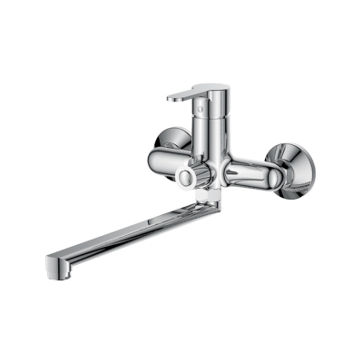 Смеситель для ванны и умывальника 35к 2203L Ledeme б/отв L-нос, латунь