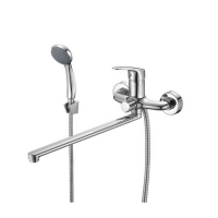 Смеситель для ванны и умывальника 35к Milardo SIMSB02M10 "Simp" излив 350мм ХРОМ Смеситель для ванны и умывальника 35к Milardo SIMSB02M10 "Simp" излив 350мм ХРОМ