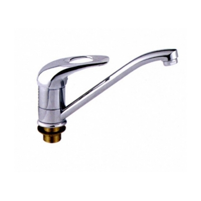 Смеситель для кухни 40к 4902-B Ledeme с отв под гайку, силумин