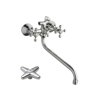 Смеситель для ванны и умывальника 1/2 кер HB2220 HAIBA с шар перекл КРЕСТ Смеситель для ванны и умывальника 1/2 кер HB2220 HAIBA с шар перекл КРЕСТ