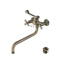 Смеситель для ванны и умывальника 1/2 кер HB2619-4 HAIBA бронза див корп Смеситель для ванны и умывальника 1/2 кер HB2619-4 HAIBA бронза див корп