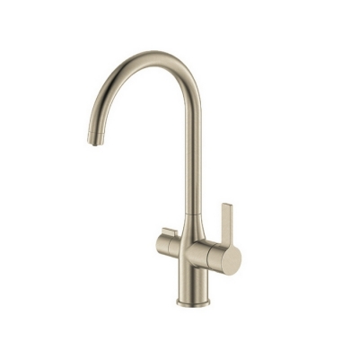 Смеситель для кухни 35к IDDIS PURBNFJi05 "Pure" с вых для питьевого фильтра, выс. пов излив САТИН