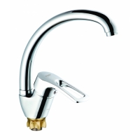 Смеситель для кухни 40к Glauf 8G4-A181 бок.ручка, п/гайку